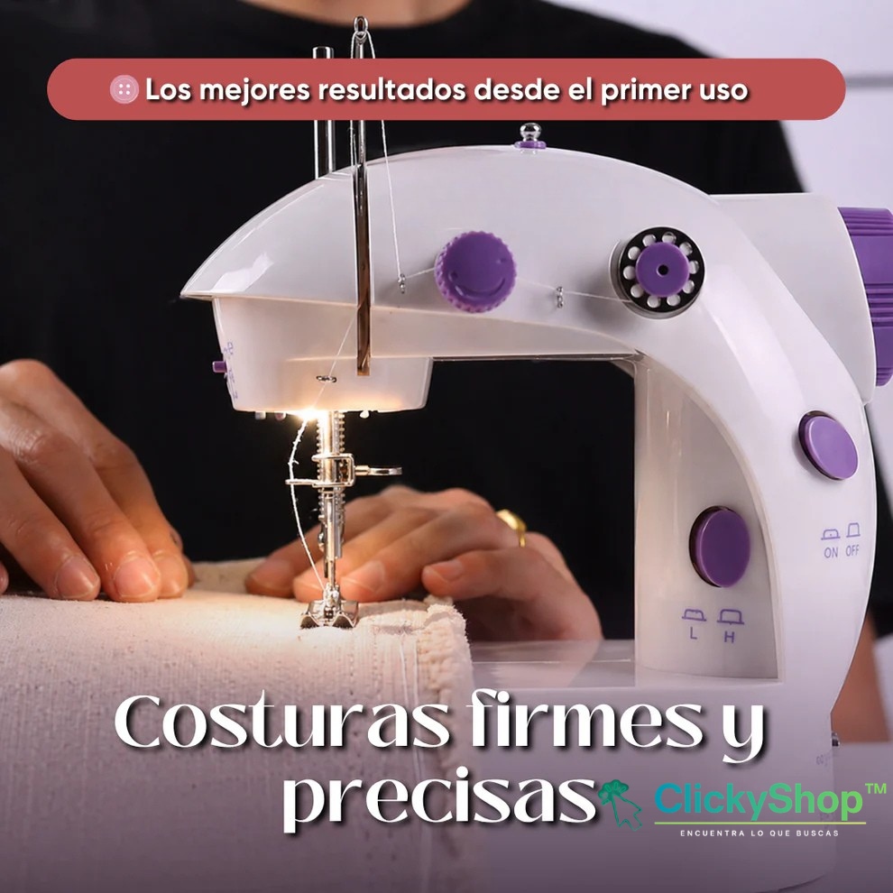 Mini máquina de coser eléctrica